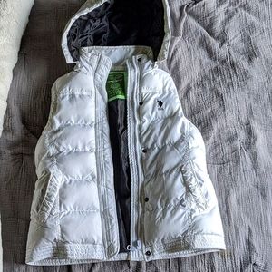 POLO White Vest w/ Detachable Hood